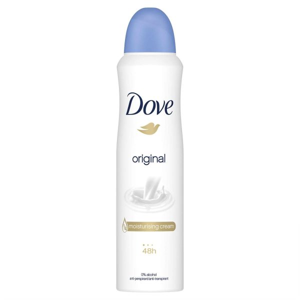 Dove Original Antiperspirant Deodorant Spray 150Ml - Zora Cosmetic