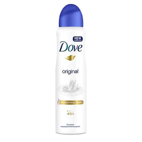 Dove Original Antiperspirant Deodorant Spray 250Ml - Zora Cosmetic