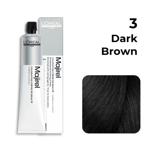 Majirel Hair Colour No 3 (Dark Brown)